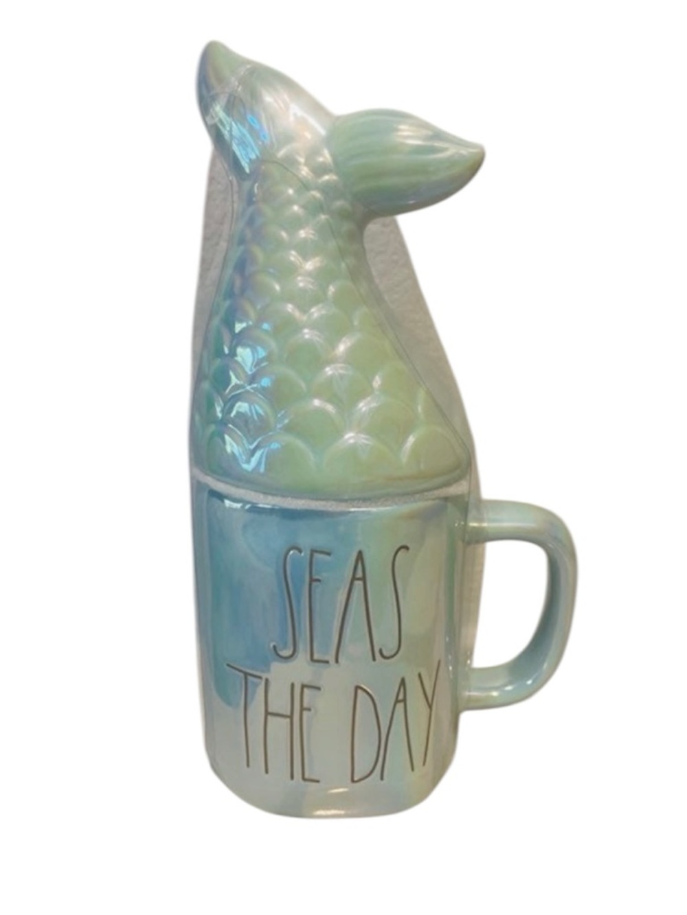 Rae Dunn Iridescent Seas The Day Mermaid Mug